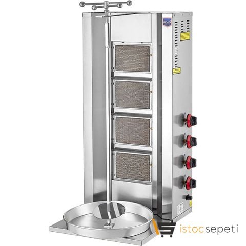 Remta 4 Radyanlı Doğalgazlı Döner Ocağı D08