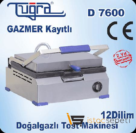 Sanayi Tost Makinası 12 Dilim Tuğra D7600