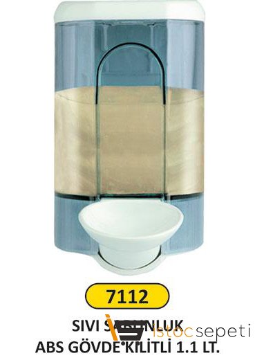 Arı Metal 7112 Dezenfektan Verici 1100 ml Abs Dirsek Basmalı