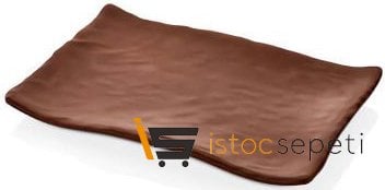 Külsan Thermoset Tabak Dikdörtgen 19x13.5 cm Kahverengi