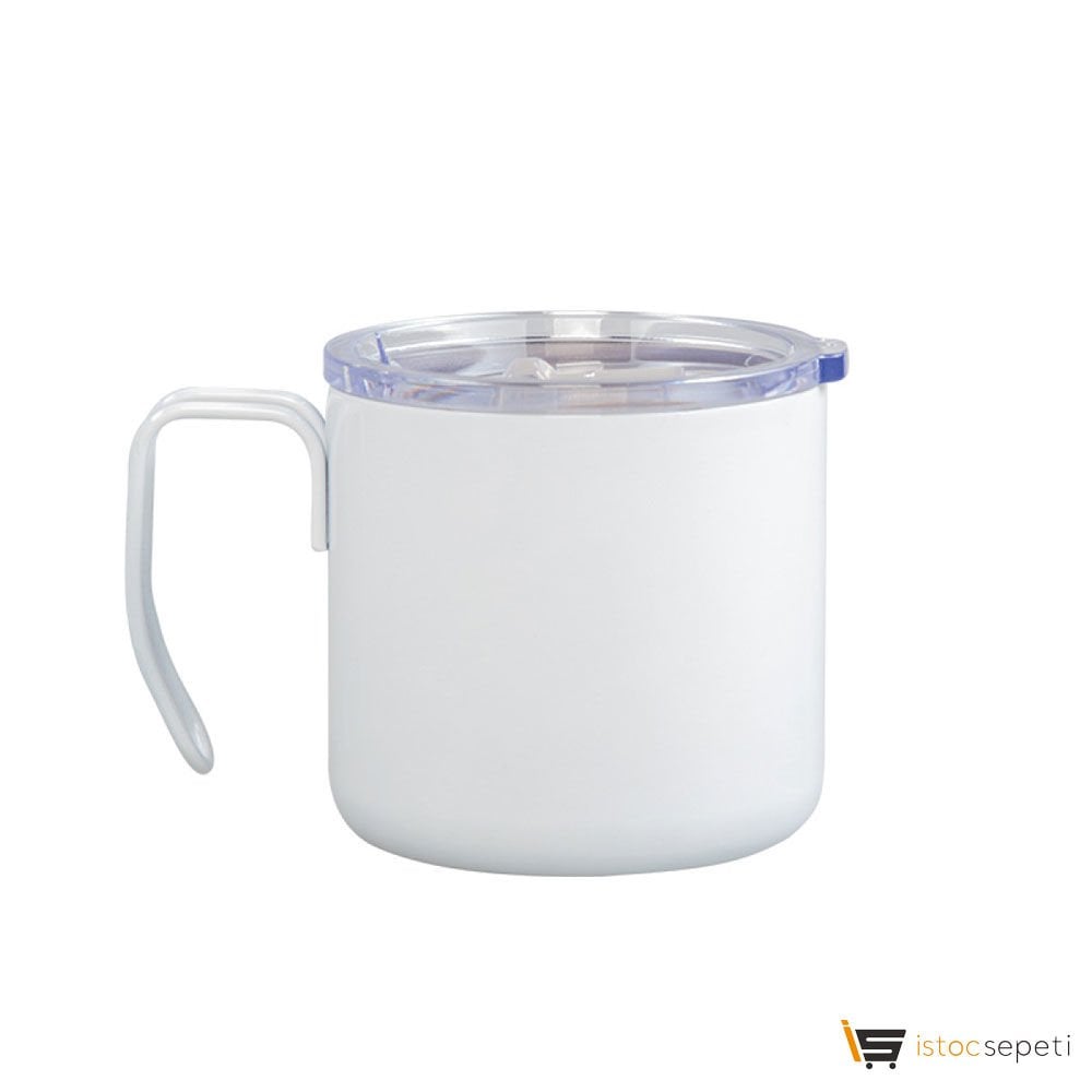 Beyaz Çelik Termos Kupa / 350 ml Promosyon