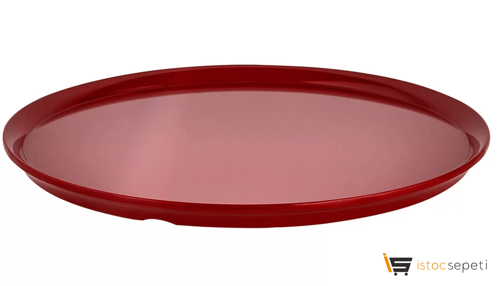 Kırılmaz Melamin Pastahane Sunum Servis Tepsisi 33cm