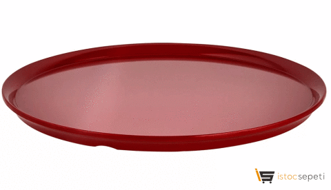 Kırılmaz Melamin Pastahane Sunum Servis Tepsisi 33cm