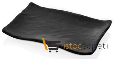 Külsan Thermoset Tabak Dikdörtgen 19x13.5 cm Siyah