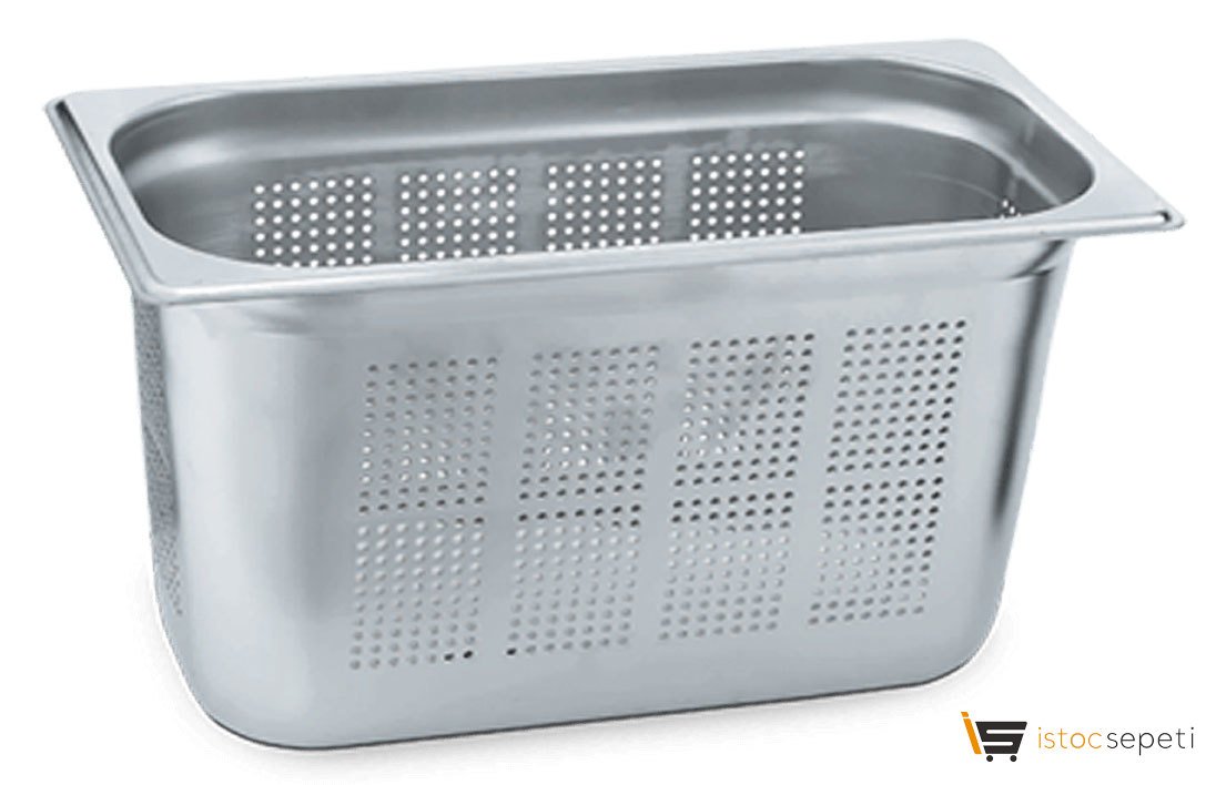 Delikli Gastronom Küvet 1/3 - 65 325x176 mm 2,5 lt