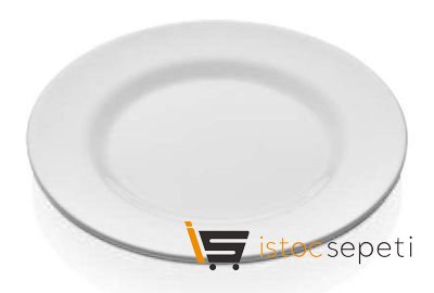 Empero Kırılmaz Düz Pilav Tabağı 19 cm Beyaz