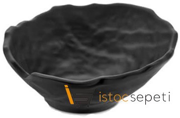 Külsan Thermoset Kase Eğimli 28.2x27.5 cm 1100 ml Siyah