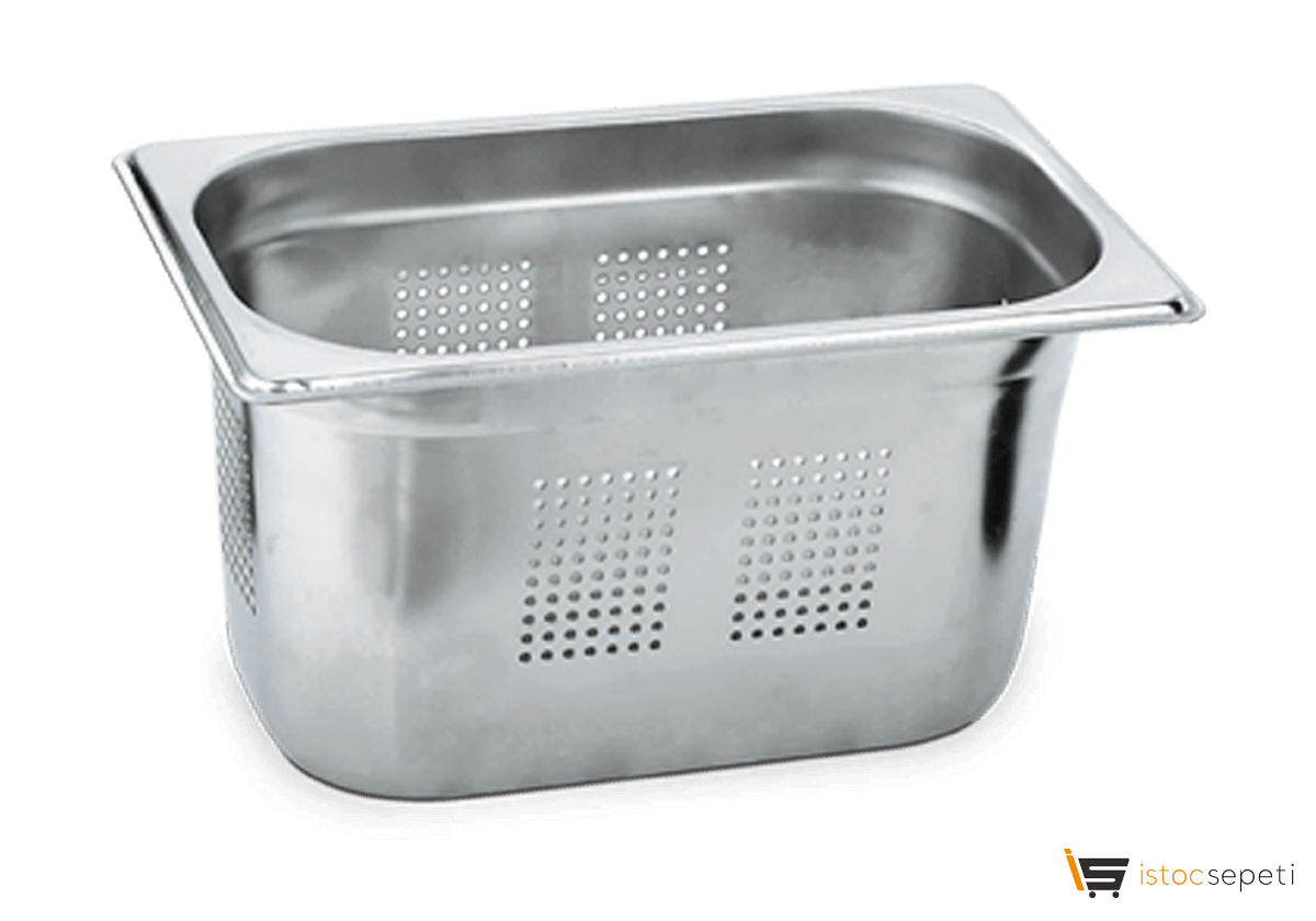 Delikli Gastronom Küvet 1/4 - 20 265x162 mm 0,5 lt
