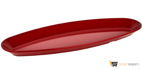 Kırılmaz Melamin Oval Sunum Tabağı 56cm