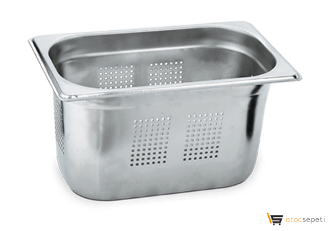 Delikli Gastronom Küvet 1/4 - 150 265x162 mm 4 lt