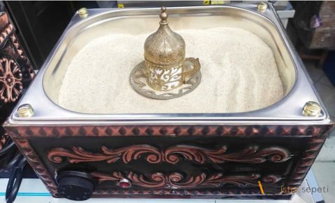 Bakır Kumda Kahve Makinesi 4 Cezvelik 1.Kalite