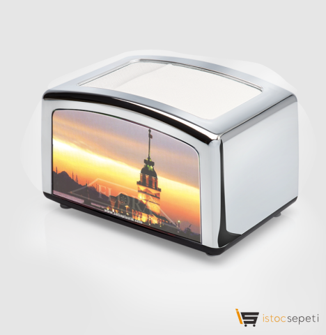 Flosoft Krom Kaplama Peçetelik Yatay F031