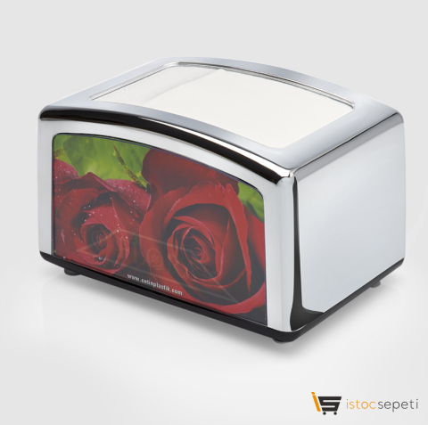 Flosoft Krom Kaplama Peçetelik Yatay F031
