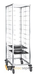 Trolley Mutfak Bulaşık Arabası Tel Raf Tekli MB 106X2