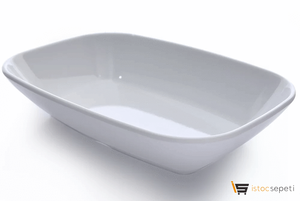 Kırılmaz Melamin Garnitür Tabak 21cm