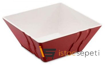 Külsan Thermoset Luxor Kase 24x24 cm 3 L Kırmızı