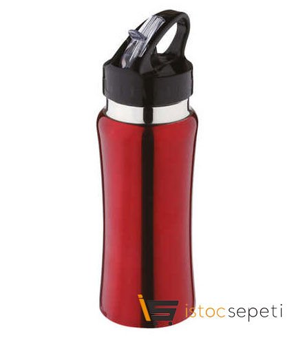 550 ml Emzikli Kırmızı Matara Promosyon