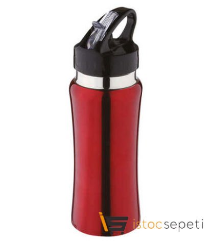 550 ml Emzikli Kırmızı Matara Promosyon