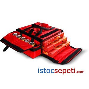 Ekstra Yan Cepli Pizza Çantası