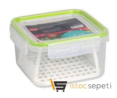 Click Süzgeçli Saklama Kabı 1.2 L