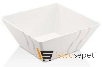 Külsan Thermoset Luxor Kase 19x19 cm 1565 ml Beyaz