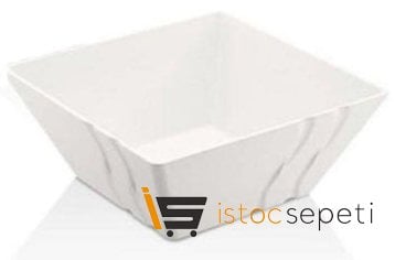Külsan Thermoset Luxor Kase 19x19 cm 1565 ml Beyaz