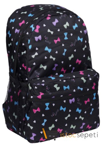 Relaxion Okul Sırt Çantası Papyon Siyah