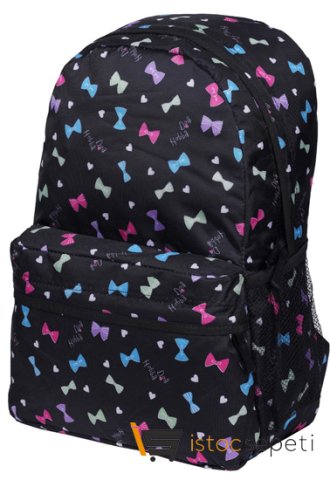 Relaxion Okul Sırt Çantası Papyon Siyah