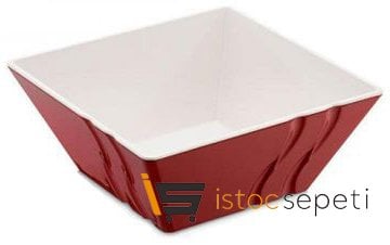 Külsan Thermoset Luxor Kase 14x14 cm 570 ml Kırmızı