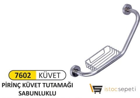 Arı Metal 7602 Küvet Tutamağı Sabunluklu