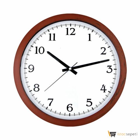 Uni Duvar Saati - Ebat: 35 cm Promosyon