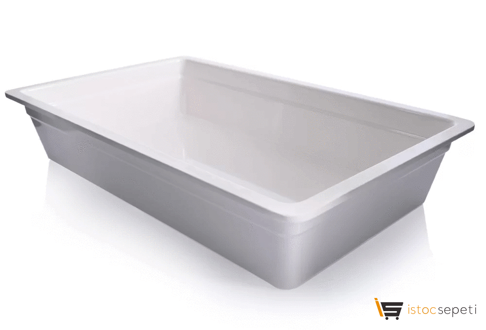 Kırılmaz Melamin GN-Gastronorm Küvet Pan 100mm|