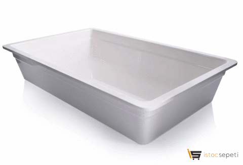 Kırılmaz Melamin GN-Gastronorm Küvet Pan 100mm|