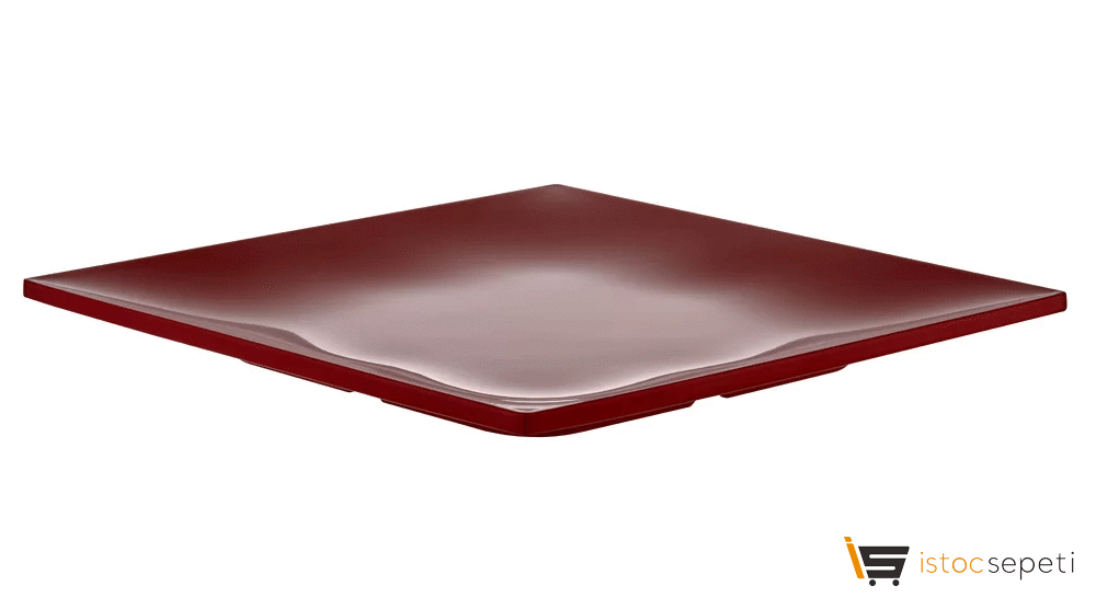 Kırılmaz Melamin Form Servis Tabak 21cm