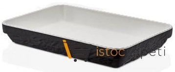 Külsan Thermoset Olie Kase 35.6x24 cm Siyah-Beyaz