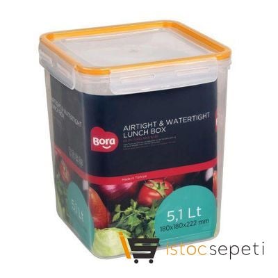Click Kare Saklama Kabı 5.1 L