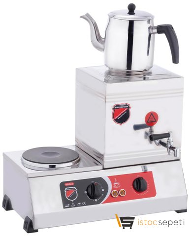 SilverInox 15 Model Kaynaklı Kahveci Takımı 13 L Elektrikli