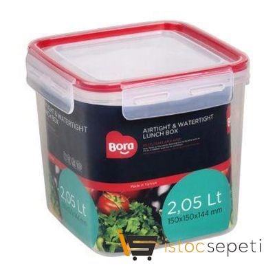Click Kare Saklama Kabı 2.05 L