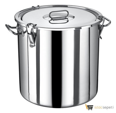Taşıma Kovası Tabansız Silikon Contalı Kapaklı 36x36 cm 36,6 lt