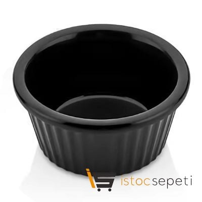 Külsan Thermoset Ramekins Minimal  5.8 cm 30 ml Siyah
