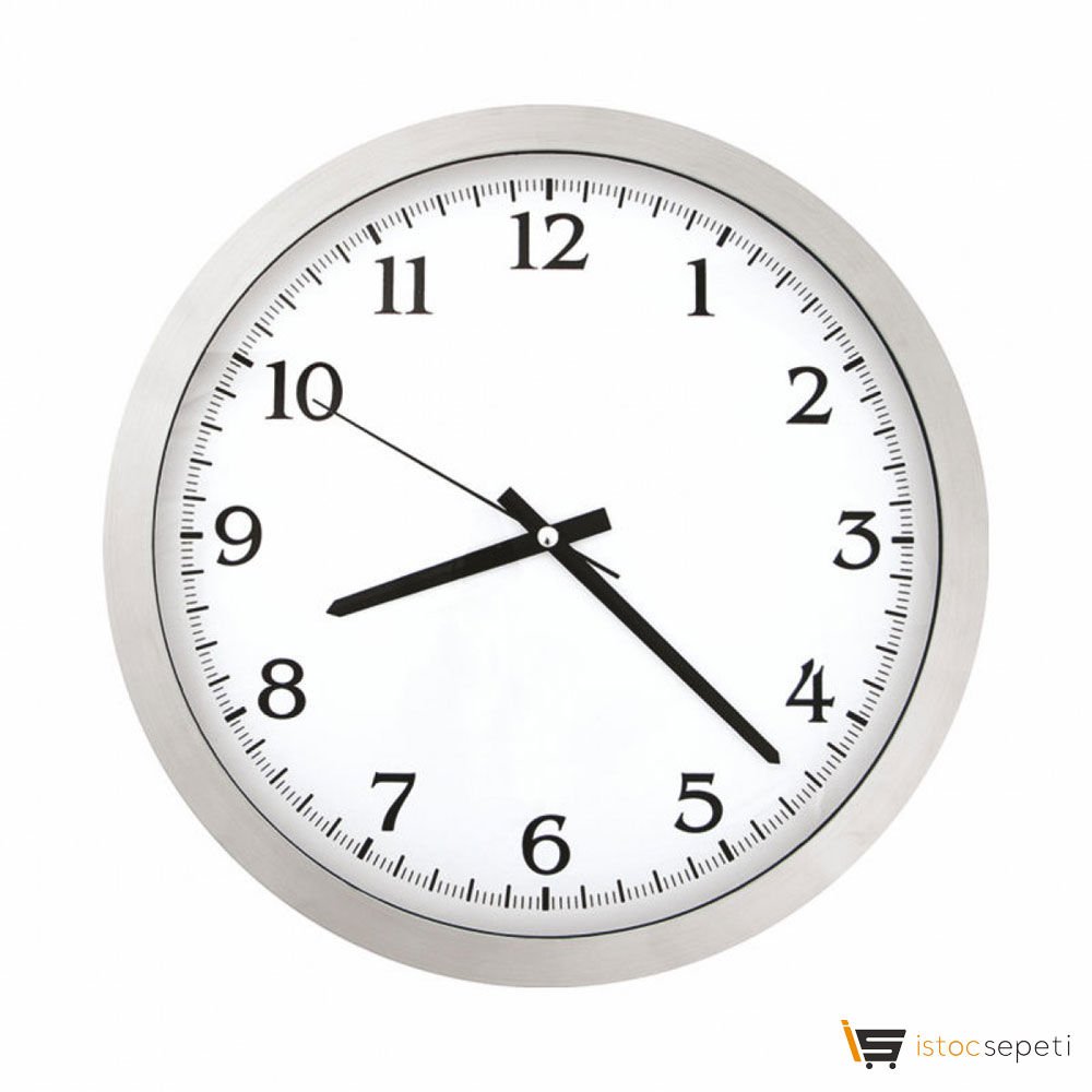 Uni Metal Duvar Saati - Ebat: 35 cm Promosyon