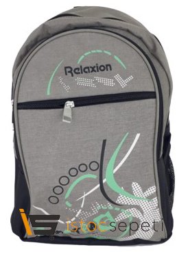 Relaxion 5055 Ekonomik Su Geçirmez Kumaş Sırt Çantası Gri