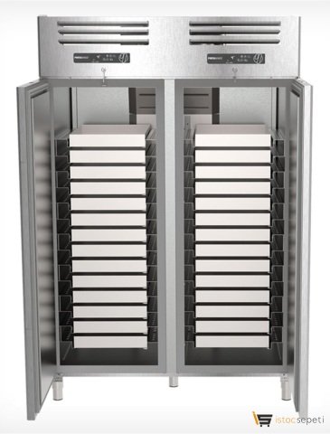 Portabianco DTT-2DGNE Dik Tip Çift Kapılı Buzdolabı - 40X60 Tepsi 1400 Lt