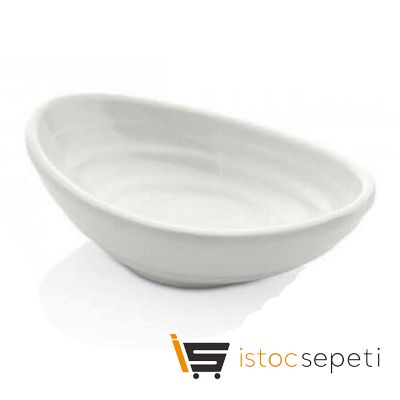 Külsan Thermoset Ramekin Minimal Gondol Model 10x6.3 cm 74 ml Beyaz