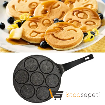 7 Gözlü Pankek Tavası 26 Cm