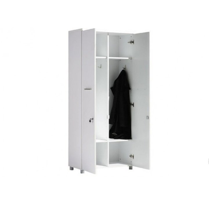 80x190 Ortadan Dikmeli Büro  Vestiyer Dolabı