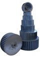 GETA 200 mm çapında Sık Kanatlı Öne Eğimli Radyal Fan Rotoru (11-14-19-24 mm göbek çaplı)