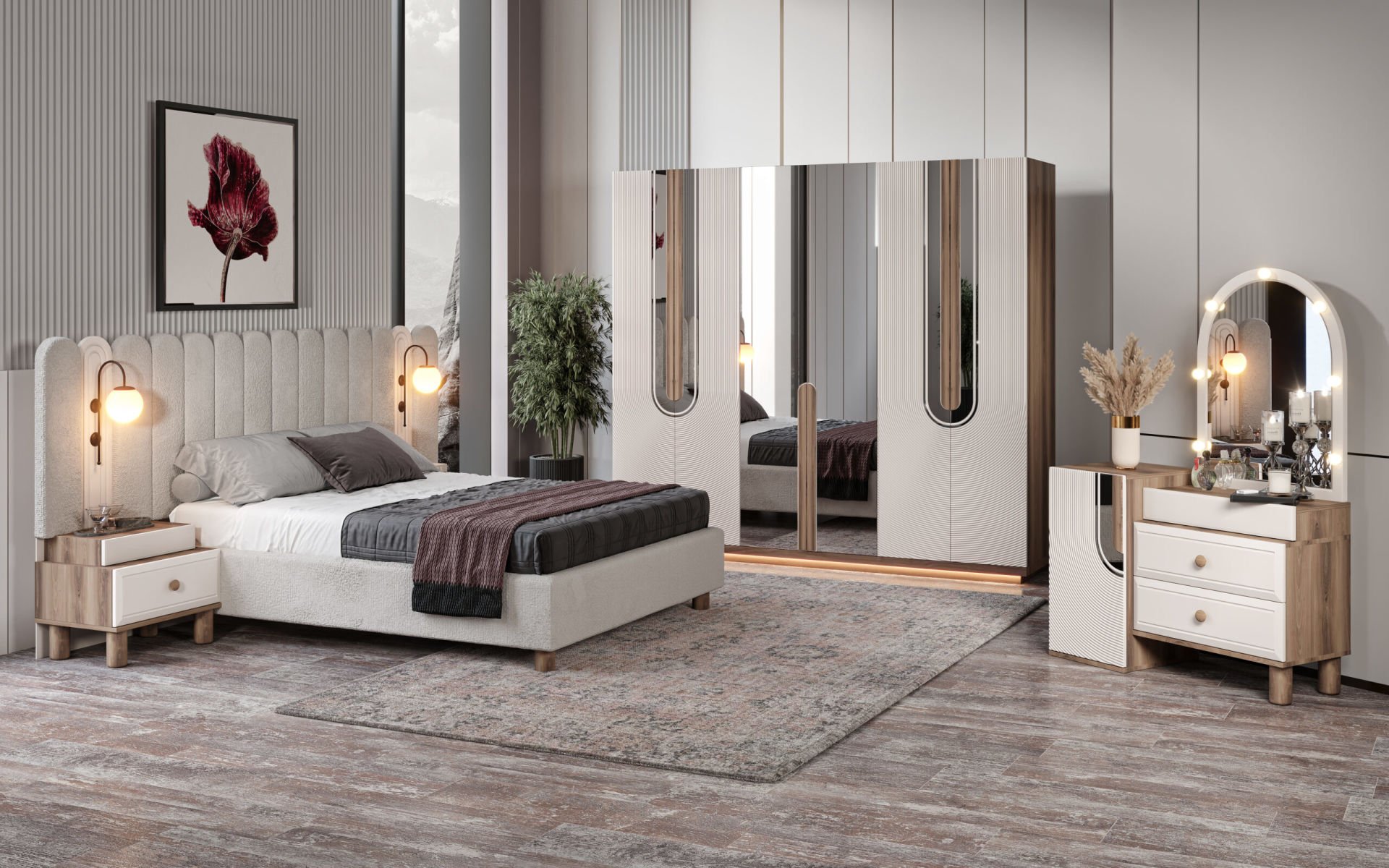 BELİNDA YATAK ODASI (MDF)