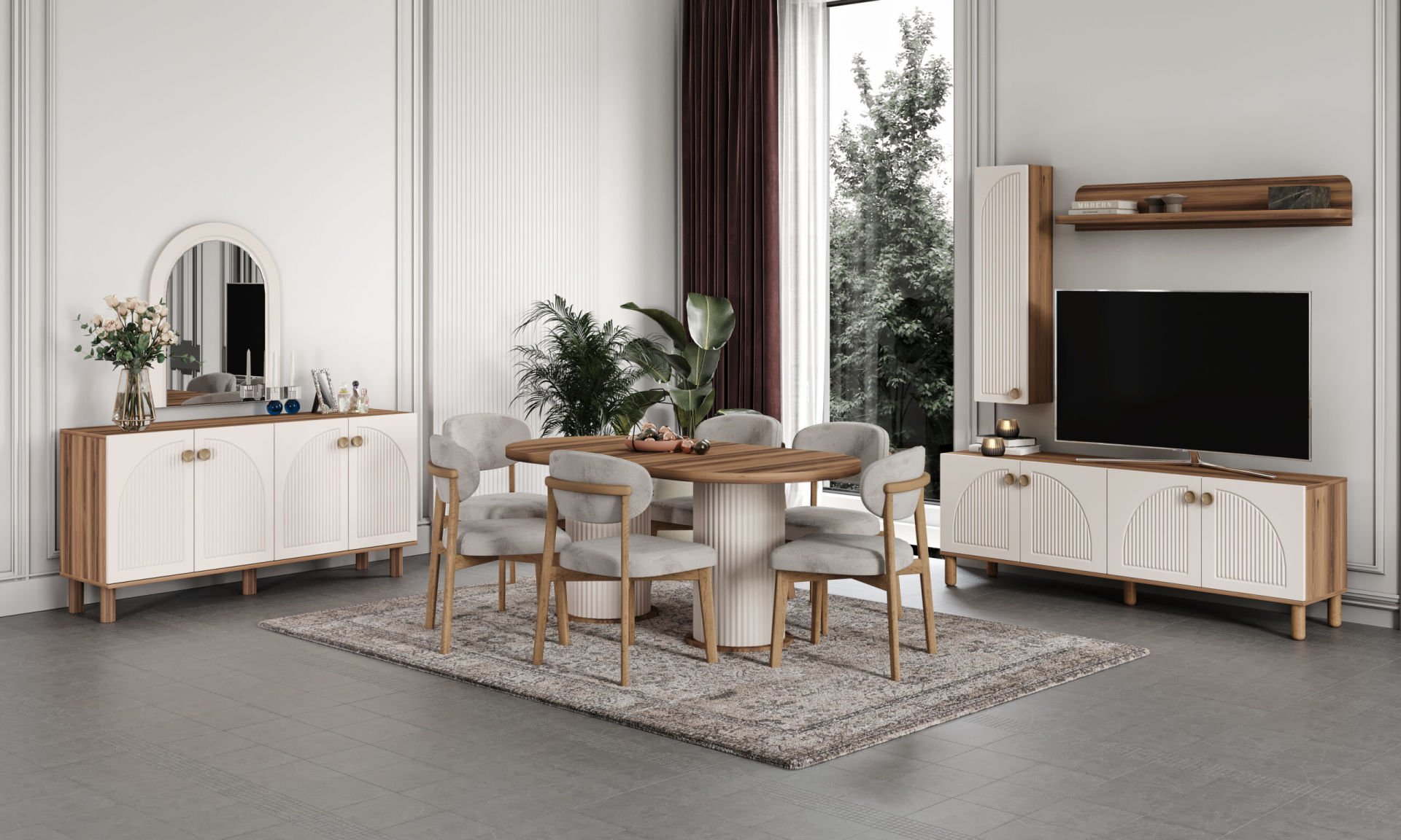 LİNDA YEMEK ODASI (MDF)