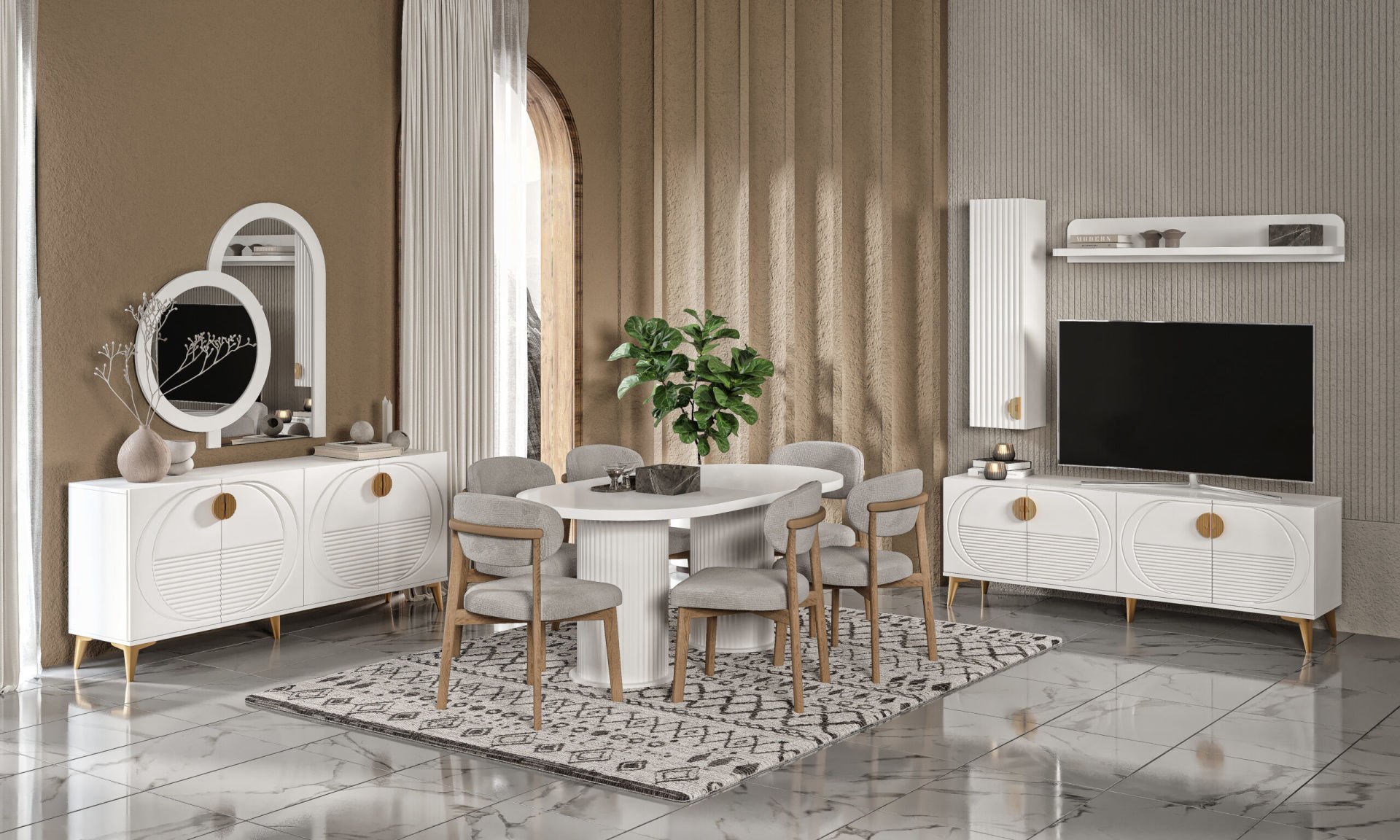 SİESTA YEMEK ODASI (MDF)